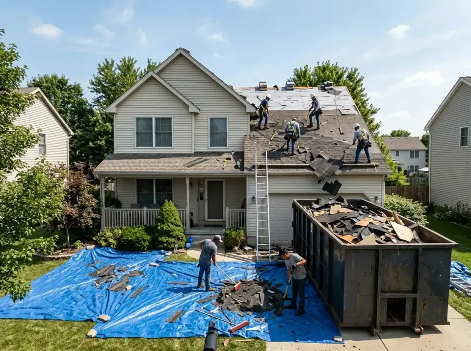 roof-replacement-debris-remova-004 — frequently asked questions, Cheapest Dumpster Rentals in Palm Coast, FL